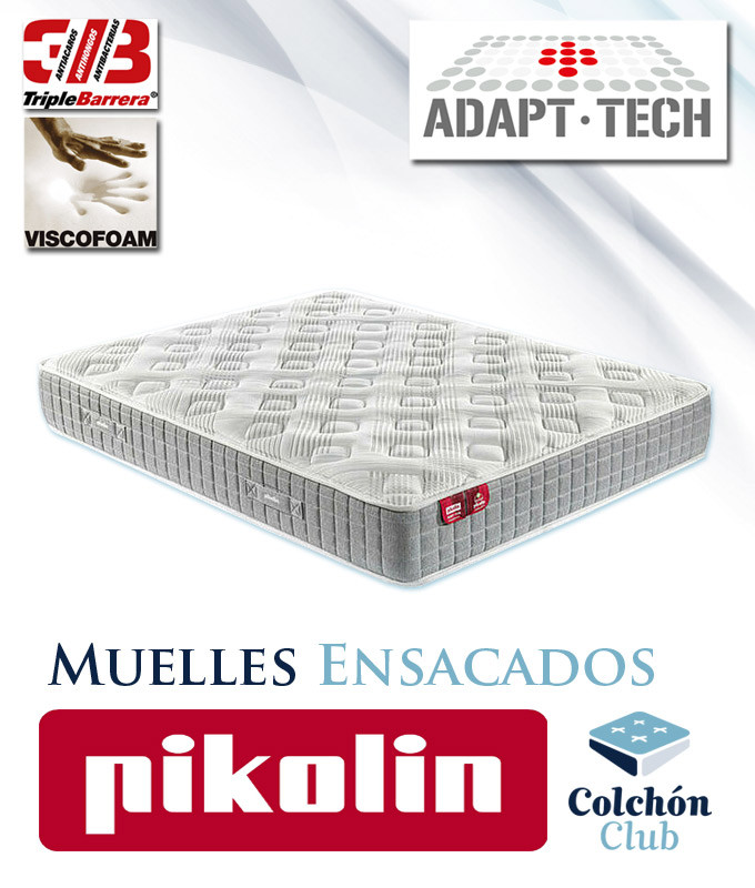 Colchón Pikolin modelo Podium Plus con muelles Ensacados y Viscofoam Ref P440000