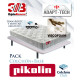 Pack Pikolin, Colchón de muelles ensacados modelo Podium Plus y Base Tapizada Ref P442000