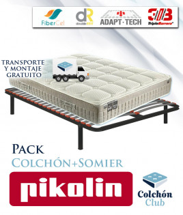 Pack Pikolin, colchón modelo Livepik y somier multiláminas Ref P101000