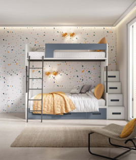 Dormitorio Juvenil con Litera Ref Z24-48